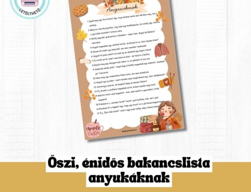 Őszi bakancslista anyuciknak -ingyenesen nyomtatható-