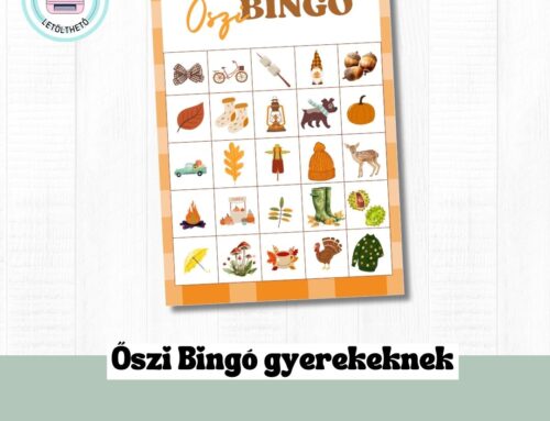 Őszi Bingó gyerekeknek – ingyenesen nyomtatható játék családi kalandokhoz –